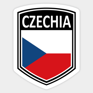 Flag Shield - Czechia Sticker